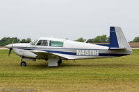 N4511H @ KOSH - Mooney M20J 201  C/N 24-0755, N4511H