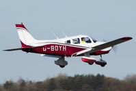 G-BOYH @ EGGD - Landing RWY 09 - by Dominic Hall