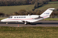 G-SONE @ EGGD - Backtracking on RWY 09 for departure - by Dominic Hall
