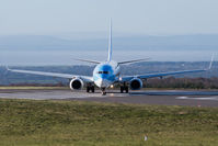 G-TAWK @ EGGD - Departing RWY 09 - by Dominic Hall