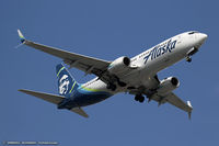 N593AS @ KEWR - Boeing 737-890 - Alaska Airlines  C/N 35107, N593AS