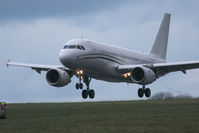 T7-ACJ @ EGJB - About to touch down on Guernsey's runway 27 - by alanh