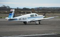 OE-DLV @ EGFH - Resident Mooney M20J. - by Roger Winser