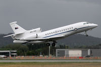 A56-002 @ YSCB - Stbd view of RAAF 34 Squadron Dassault Falcon 7X Serial A56-002 Cn 284, shown airborne off Rwy 35 at the Canberra International Airport (YSCB) on 03Nov2019. Three new Falcon 7X Bizjets have replaced the three Challenger 601s previously operated by 34Sqn. - by Walnaus47
