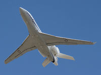 A56-001 @ YSCB - Underside view of RAAF 34 Squadron Dassault Falcon 7X Serial A56-001 Cn 283, shown climbing out from Rwy 35 at Canberra International Airport (YSCB) on 07Nov2019. Three Falcon 7X Bizjets have replaced the three Challenger 601s previously operated by 34Sqn