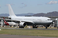 A39-002 @ YSCB - Front Stbd view of RAAF A330-203 MRTT A39-002 Cn 951 taxying back after touching down on Canberra’s Rwy 17 on 30Nov2017 at 1023 hrs. The MRTT arrived at Canberra International Airport YSCB six minutes behind new Qantas B787-9 VH-ZNA, visible at rear left.