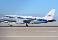 N745VJ @ KLAS - American A319 retrojet in Allegheny cs - by FerryPNL