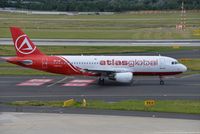 UR-AJD @ EDDL - Airbus A320-214 - UJX AtlasGlobal Ukraine - 1390 - UR-AJD - 13.06.2019 - DUS - by Ralf Winter