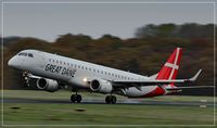 OY-GDB @ EDDR - Embraer 195LR (ERJ-190-200LR), - by Jerzy Maciaszek