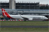 OY-GDB @ EDDR - Embraer 195LR (ERJ-190-200LR), - by Jerzy Maciaszek
