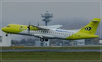 OY-YAB @ EDDR - ATR 72-212A, - by Jerzy Maciaszek