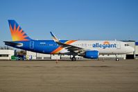 N253NV @ KBOI - Parked on the north GA ramp.Flew in as a football team charter. - by Gerald Howard