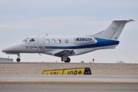 N390TP @ KBOI - Starting take off run on 10L. - by Gerald Howard