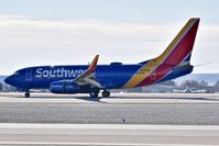 N934WN @ KBOI - Landing roll out on 10L.