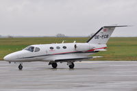 OE-FCB @ EGSH - Arriving at Norwich from Paris Le Bourget. - by keithnewsome