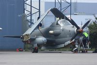 F-AZYI @ LFRU - Breguet Br.1050 Alize, in daily maintenance, Morlaix-Ploujean airport (LFRU-MXN) Air show 2019 - by Yves-Q