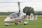 G-DISP @ X5FB - RotorSport UK Calidus G-DISP Fishburn Airfield Jul 23 2017 - by Malcolm Clarke