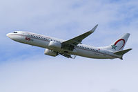 CN-RGN @ LPPT - Royal Air Maroc Boeing 737-800 50th Boeing 737 - sticker - by Thomas Ramgraber