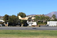 N7848W @ SZP - 1964 Piper PA-28 CHEROKEE, Lycoming O&VO-360 180 Hp, takeoff climb Rwy 04 - by Doug Robertson