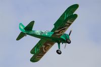 F-AZGR @ LFFQ - Boeing N2S-3 Kaydet (B75N1), On display, La Ferté-Alais airfield (LFFQ) Airshow 2015 - by Yves-Q