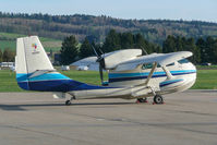 N6209K @ LSZG - A rare guest at Grenchen.