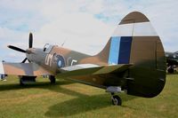 F-AZJS @ LFFQ - Supermarine 389 Spitfire PR.XIX, Static display, La Ferté-Alais airfield (LFFQ) Air show 2015 - by Yves-Q