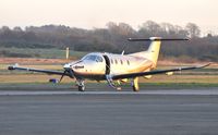 9H-WIT @ EGFH - Visiting PC-12-NG. - by Roger Winser