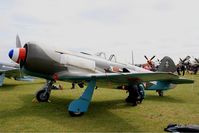 F-AZNN @ LFFQ - Yakovlev YAK-11, Static display, La Ferté-Alais airfield (LFFQ) Airshow 2015 - by Yves-Q