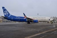 N570AS @ KBOI - Pushback from the gate.