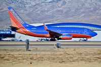 N228WN @ KBOI - Take off on 10L.