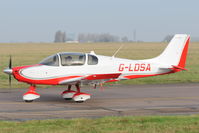 G-LDSA @ EGSH - Arriving at Norwich. - by keithnewsome