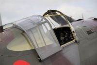 G-CCVH @ LFFQ - Curtiss H-75A-1, Cockpit close up view, La Ferté-Alais airfield (LFFQ) Airshow 2015 - by Yves-Q