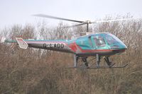 G-LADD @ EGFH - Visiting Enstrom helicopter. - by Roger Winser