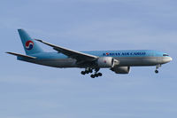HL8077 @ LOWW - Korean Air Cargo Boeing 777-FB5 - by Thomas Ramgraber