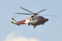 G-MCGX @ EGFH - HMCG SAR helicopter (as CG187) routing close to the airport. - by Roger Winser