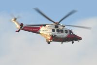 G-MCGX @ EGFH - HMCG SAR helicopter (as CG187) seen routing close to the airport. - by Roger Winser