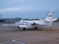 EC-KGX @ EGJB - On the west parking at Guernsey - by alanh