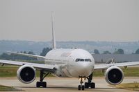 F-GSQS @ LFPO - Boeing 777-328 (ER), Lining up Rwy 08, Paris-Orly Airport (LFPO-ORY) - by Yves-Q