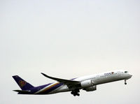 HS-THL @ EKCH - HS-THL taking off rw 22L. First visit in CPH of a THAI A350
