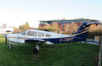 G-CMPA @ EGTO - Cherokee Arrow IV ex-G-BREP parked at Rochester Airport - by Chris Holtby