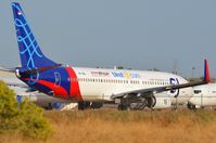 PK-CML @ KGYR - Sriwijaya Air used this B738 for a few years. Before that operated by Gol and China Airlines - by FerryPNL