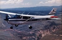 N97863 - Flight near the Grand Valley in Colorado about 1980 when the aircraft was a Civil Air Patrol aircraft, Pilot Wells Sheppard Hobgood - by Unknown