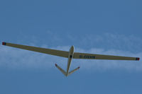 G-OSHK @ EDST - V-tailed Schempp-Hirth SHK-1 glider at Hahnweide airfield, Germany. OTT 2019