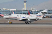 XA-DAR @ KLAS - Mexican Hawker 850XP landing - by FerryPNL