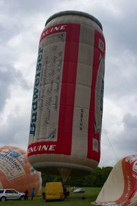 G-BXHN - a special inflation of 7 Bud themed balloons including G BXHN at the midlands Air festival 2019 - by dave226688