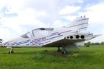 N41PP - Prescott Pusher (minus propeller and tailplane), awaiting restoration at the Kansas Aviation Museum, Wichita KS - by Ingo Warnecke