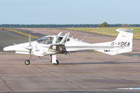 G-YDEA @ EGSH - Regular visitor arriving at Norwich.