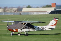 G-CISO @ EGTO - Parked at Rochester Airport - by Chris Holtby