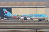 HL7630 @ KLAX - Korean B748 with art work added - by FerryPNL