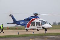 G-CIPX @ EGSH - Arriving at the Bristow ramp at Norwich - by AirbusA320